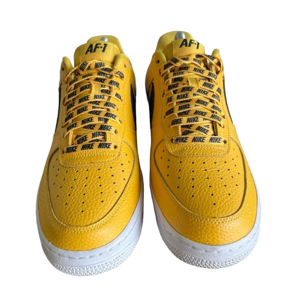 Nike Men's Air Force 1 Low NBA Amarillo Statement Game Shoe Size 8.5 #627 - Picture 2 of 11